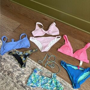 Bikini S/M women’s swimsuit bundle RVCA Hollister Aerie Abercrombie VS